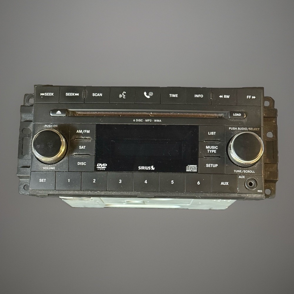 OEM 2007-14 Jeep‎ Dodge Chrysler AM/FM 6 CD MP3 Sirius Radio Head Unit 5064113AK